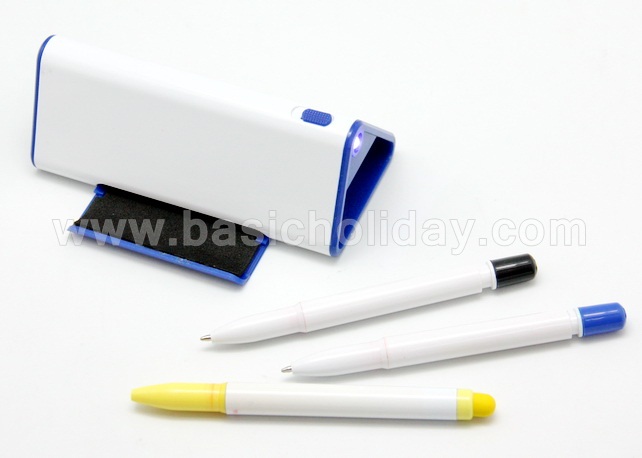 ปากกาพลาสติก PEN PREMIUM พร้อมสกรีนโลโก้ ปากกาเน้นข้อความ ปากกา highlight
