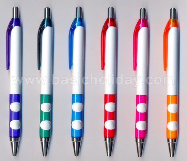 ปากกาพลาสติก ปากกาพรีเมี่ยม ปากกาสกรีนโลโก้