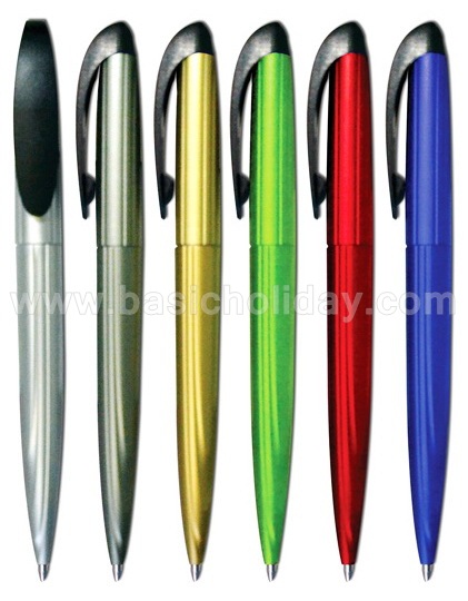 ปากกาพลาสติก ปากกาพรีเมี่ยม ปากกาสกรีนโลโก้ ปากกาด้ามพลาสติกหมึกเจล