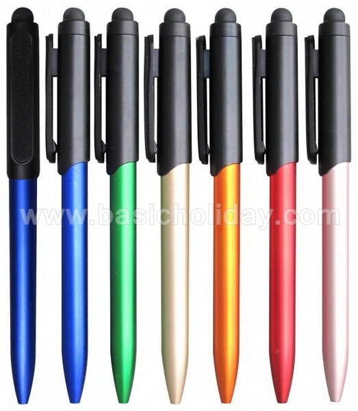 ปากกาพลาสติก ปากกาพรีเมี่ยม ปากกาเขียนลื่น ปากกาพลาสติกมีช่องวางโทรศัพท์