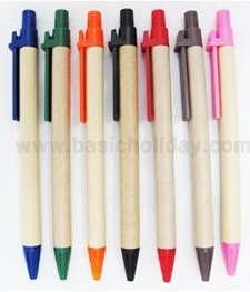 ปากการีไซเคิล ปากกาด้ามกระดาษ ปากกาพรีเมี่ยม ปากกากระดาษ